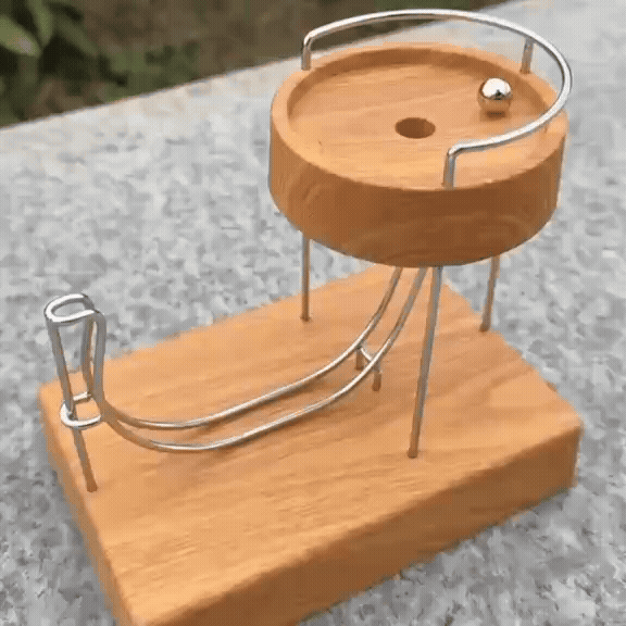 Rolling Track Cat Activity Toy