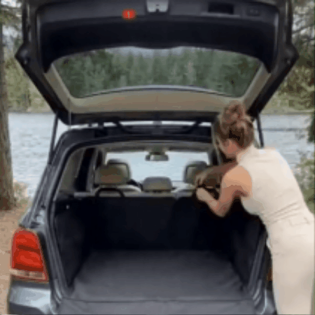 SUV Dog Cargo Cover with Bumper Flap