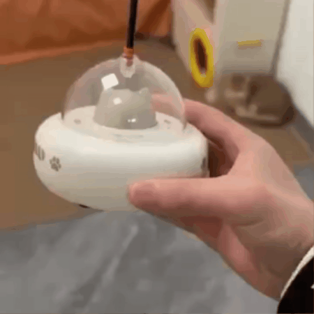 UFO-Shaped Laser Play Toy for Cats