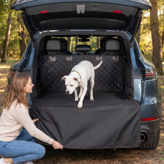 SUV Dog Cargo Cover with Bumper Flap