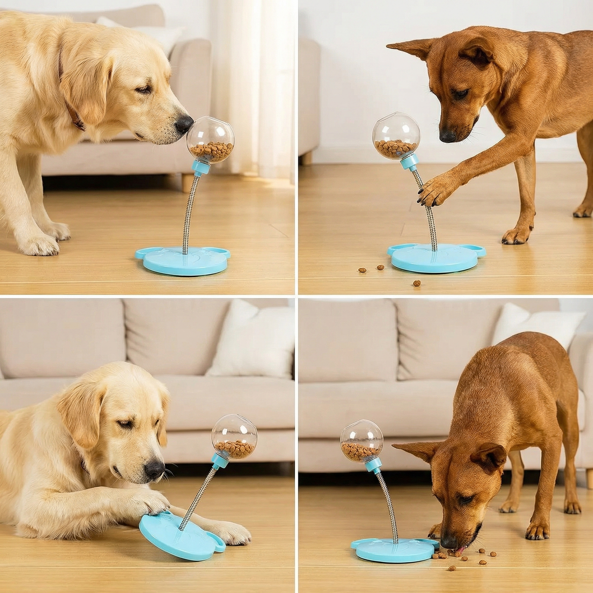 Wobbling Dog Treat Activity Toy