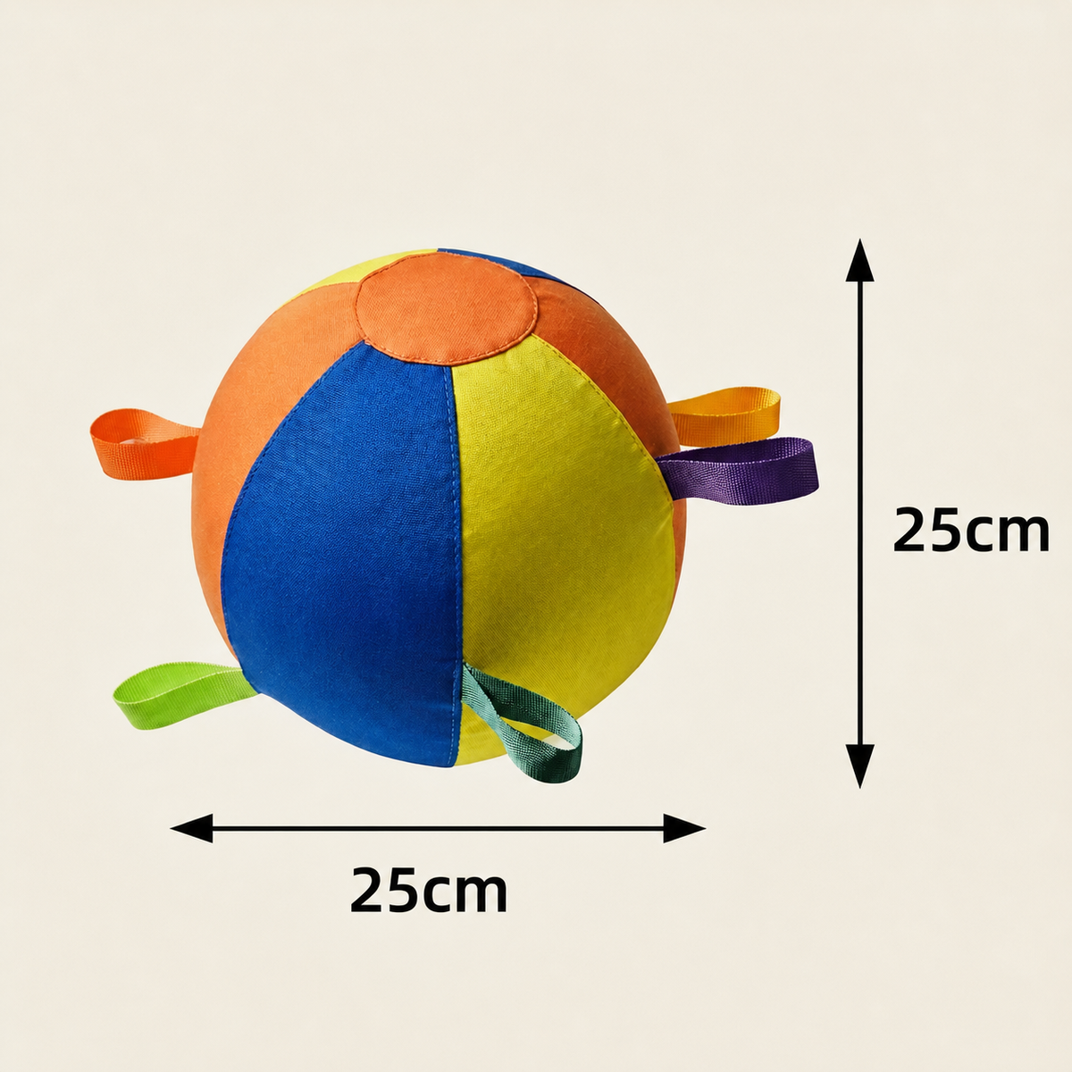 Colourful Dog Herding Ball with Carry Handles
