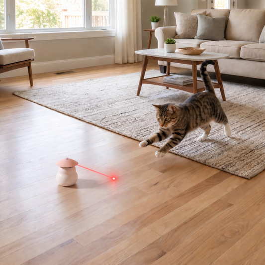 Motion-Activated Cat Laser Play Toy