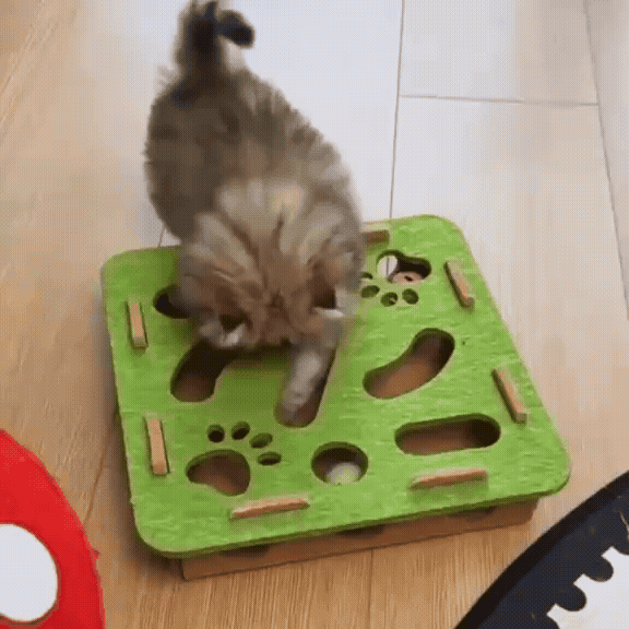 Felt Cat Puzzle Activity Box