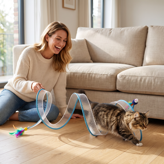 Foldaway S-Curve Cat Play Tunnel