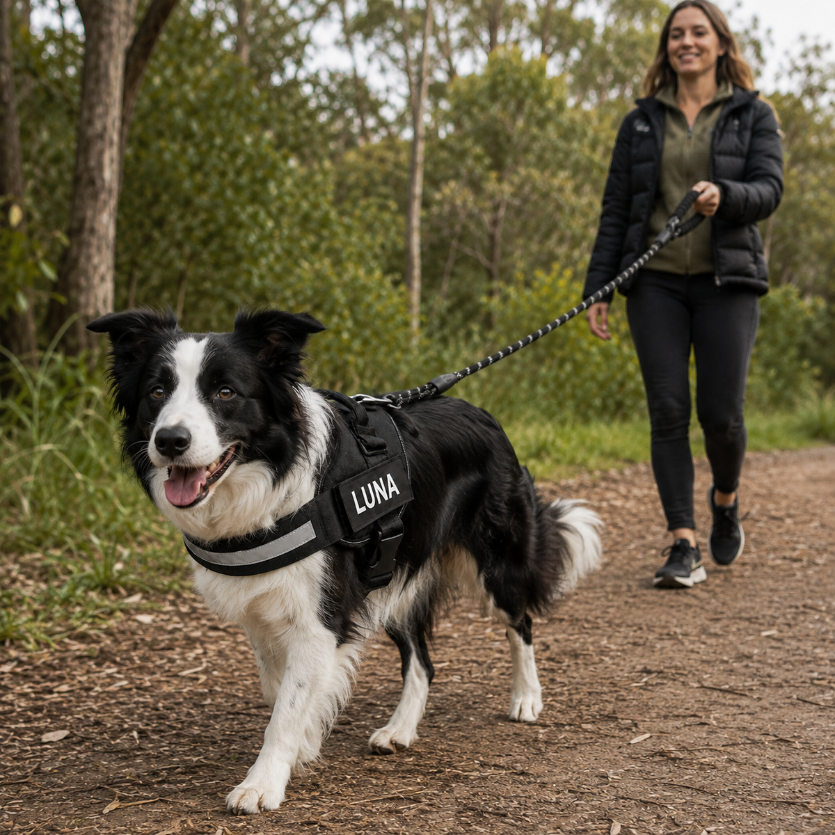 Personalised Walking Harness for Dogs