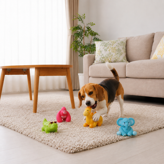 Latex Squeaky Dog Play Toy