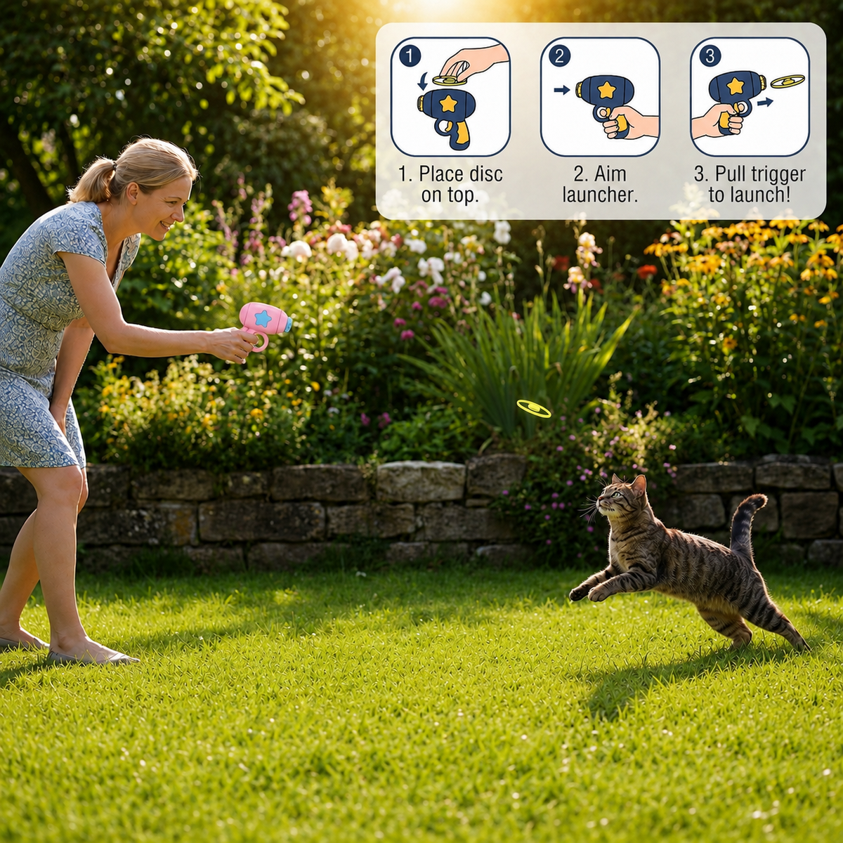 Pet Flying Disc Launch Toy