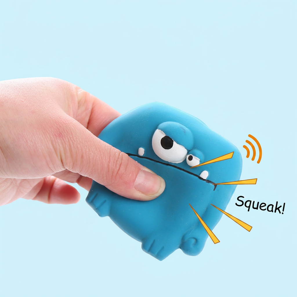 Natural Latex Monster Squeaky Dog Toy