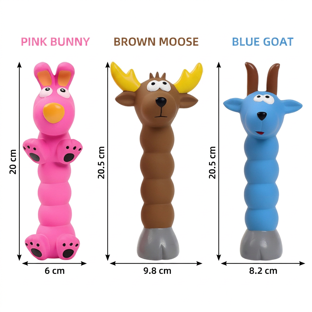 Flexible Animal Dog Chew & Play Toy