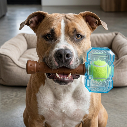 Hammer-Shaped Squeaky Dog Chew Toy
