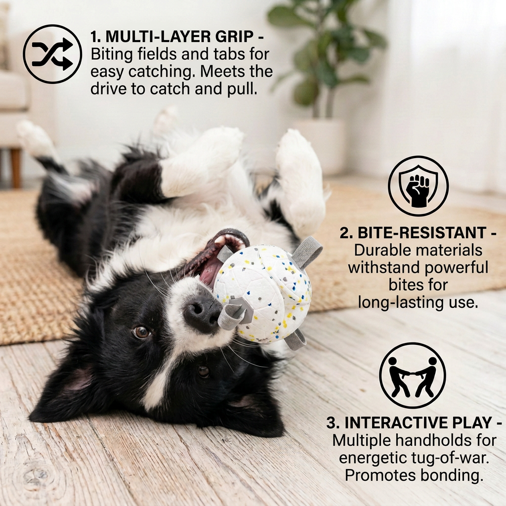 Dog Tug & Fetch Play Ball