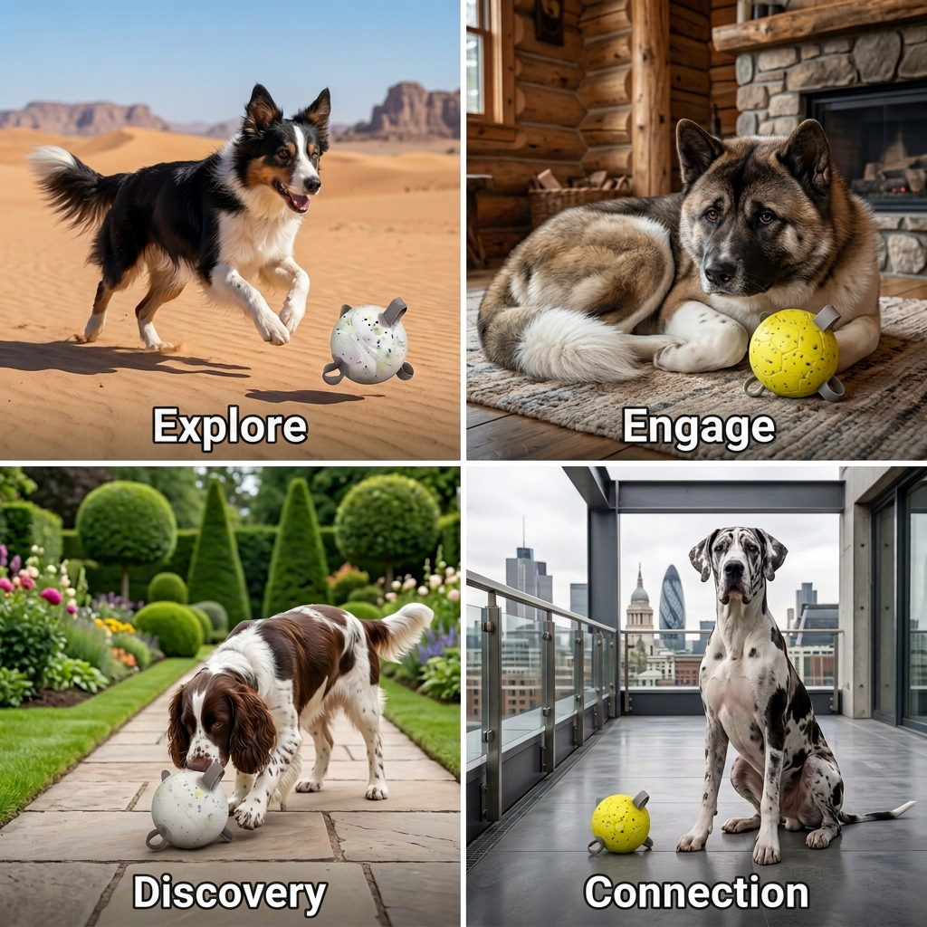 Dog Tug & Fetch Play Ball