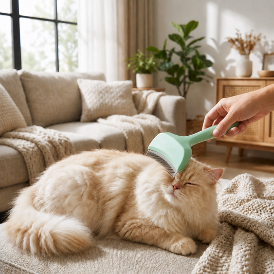Wide Cat Undercoat Grooming Rake