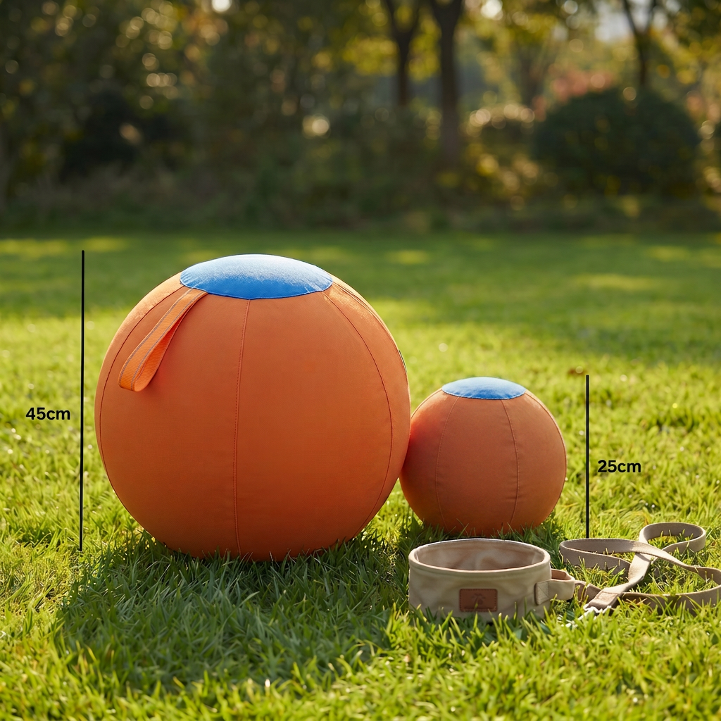 Covered Dog Training & Play Ball
