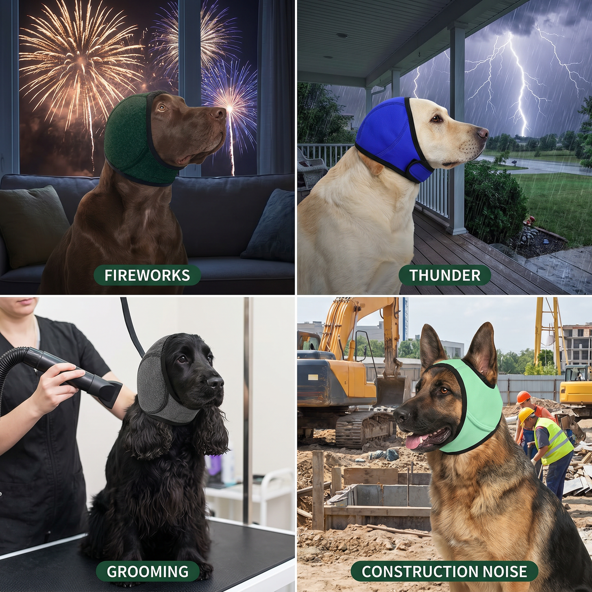 Noise-Reducing Dog Ear Cover