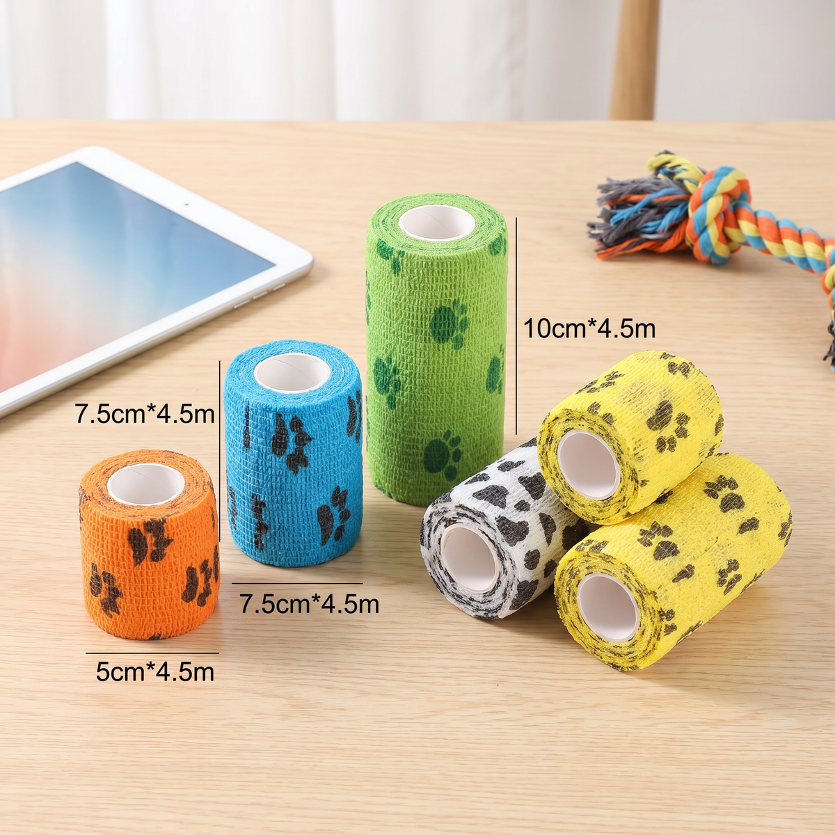 Self-Adhering Pet Paw Wrap