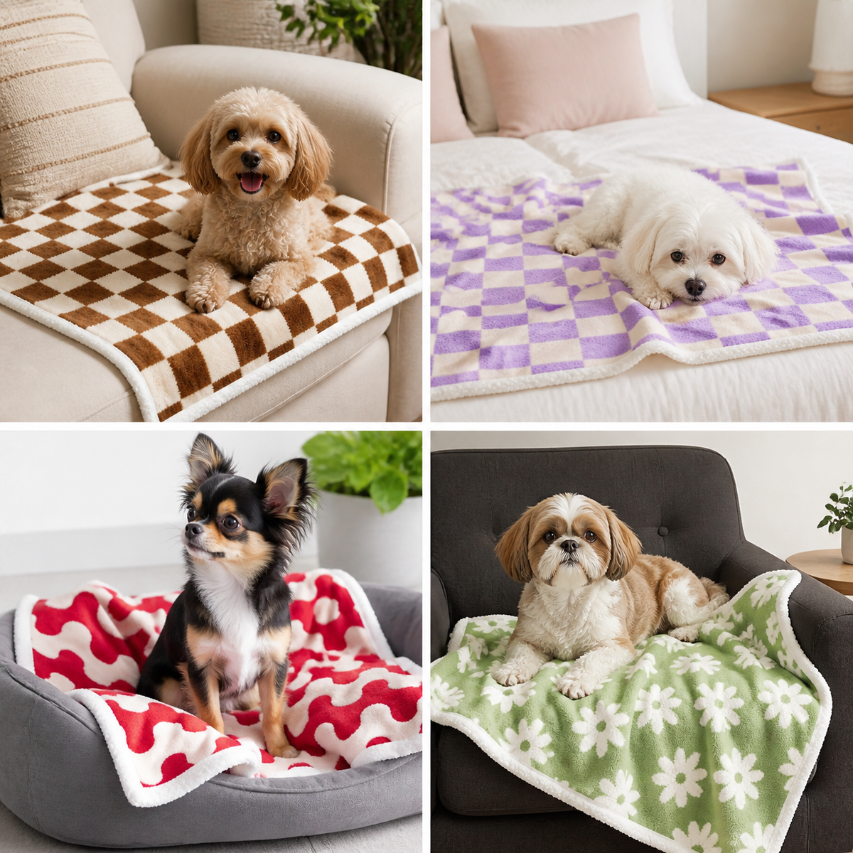 Reversible Waterproof Pet Furniture Blanket