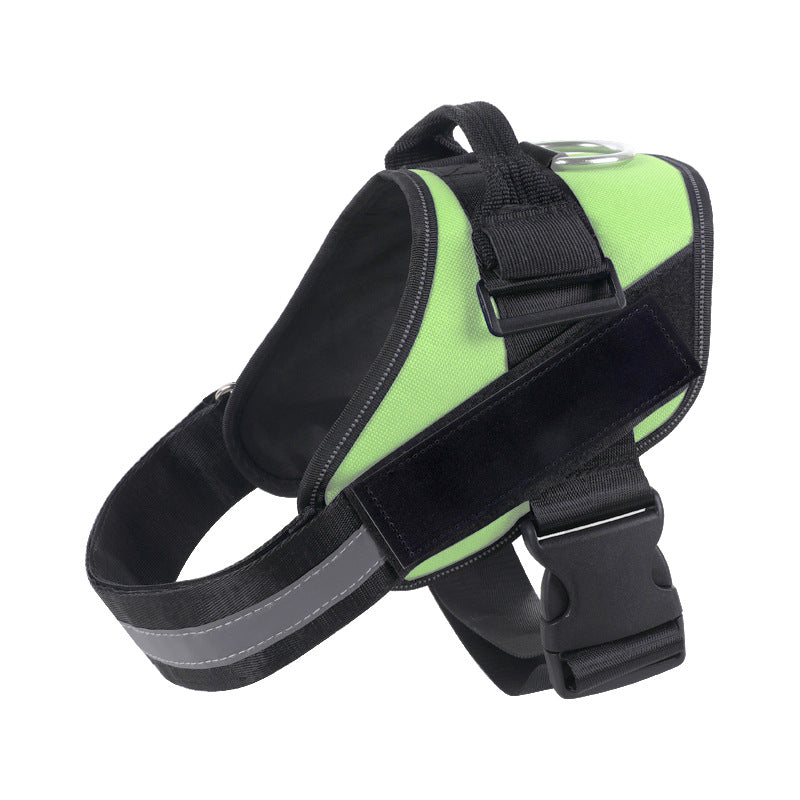 Padded Reflective Dog Harness with Three Lead Clips