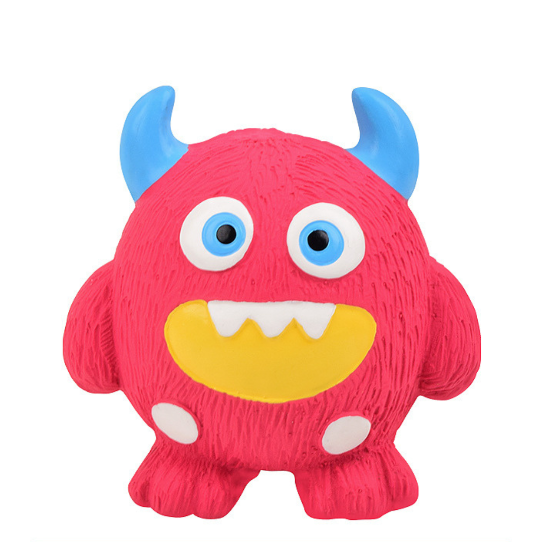 Monster Latex Dog Toy with Squeaker