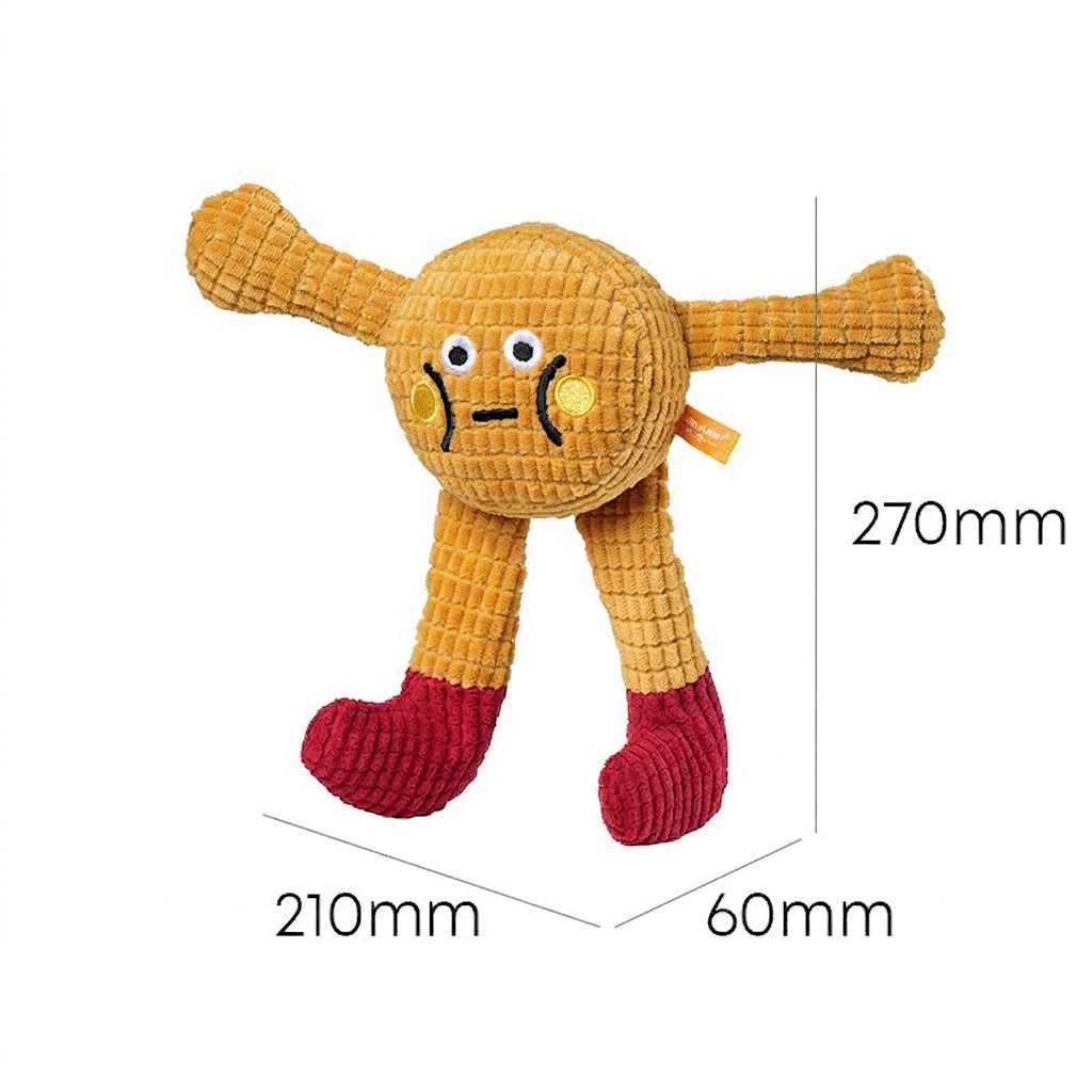 Crinkly Waffle Cat Toy with Catnip Pocket