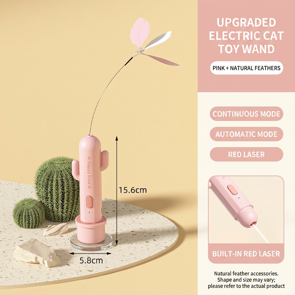 Automatic Butterfly & Laser Cat Activity Toy