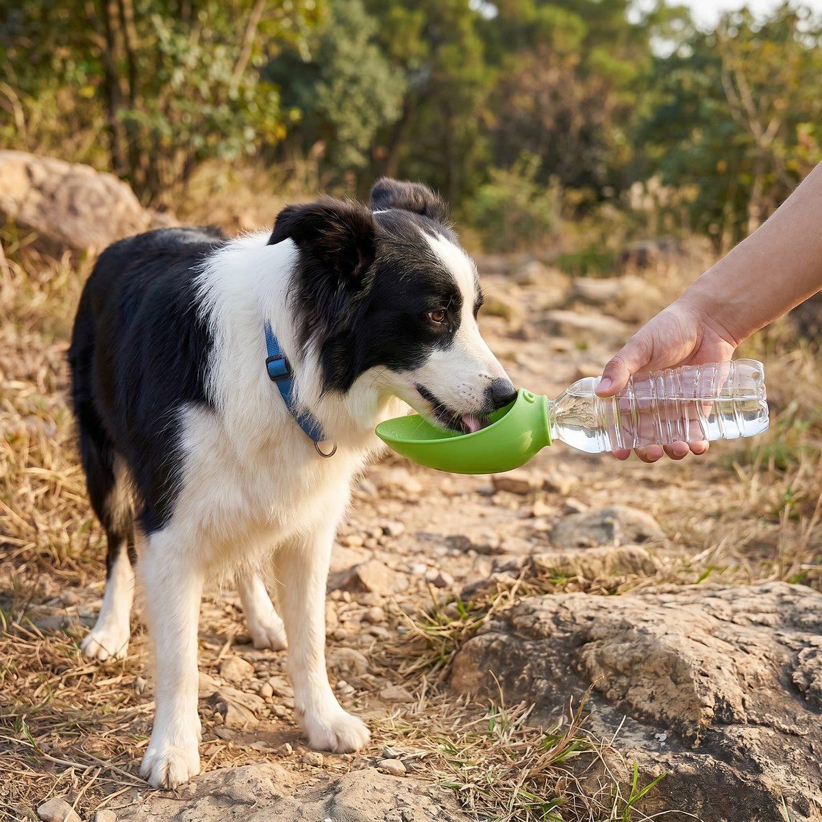 Silicone Bottle-Top Pet Drinking Cap