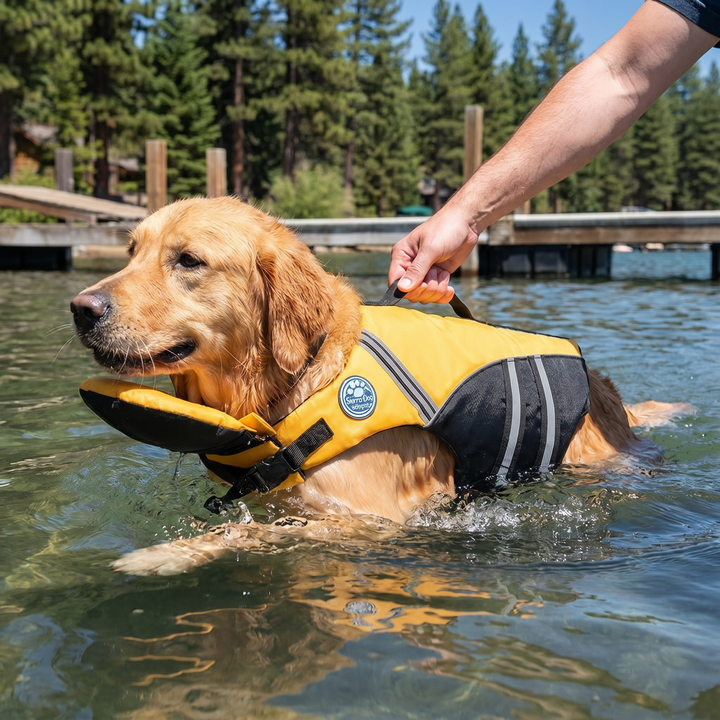 Dog Swim Vest with Lift Handle
