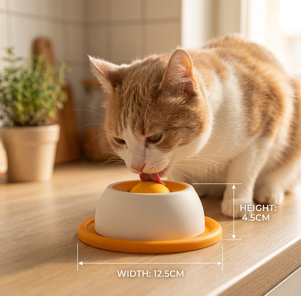 Textured Cat Licking Mat & Slow Feeder