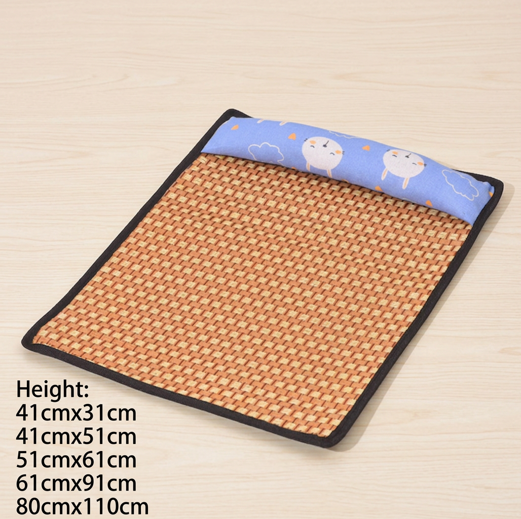 Breathable Rattan-Style Dog Resting Mat