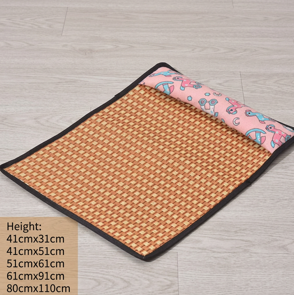 Breathable Rattan-Style Dog Resting Mat
