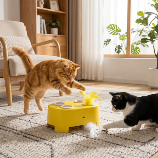Automatic Feather Chaser for Cats