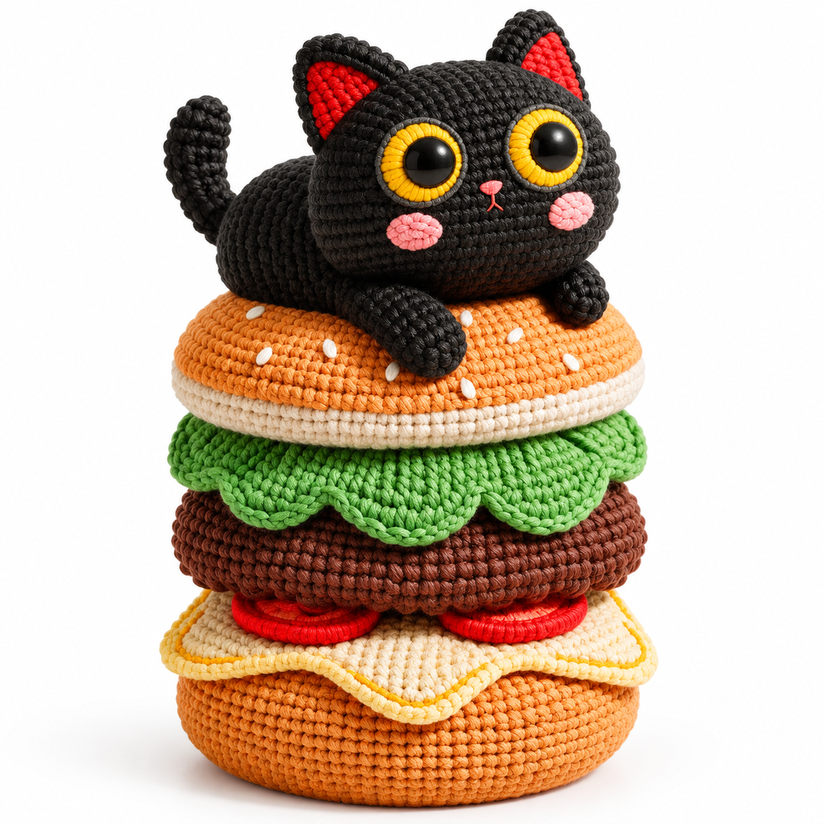 Woven Cat Scratch Mat with Adhesive Back & Play Toy