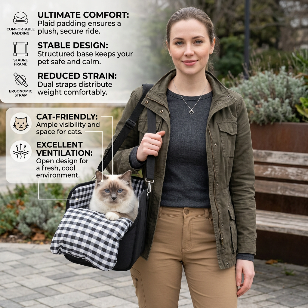 Small Pet Car Carrier with Securing Lead