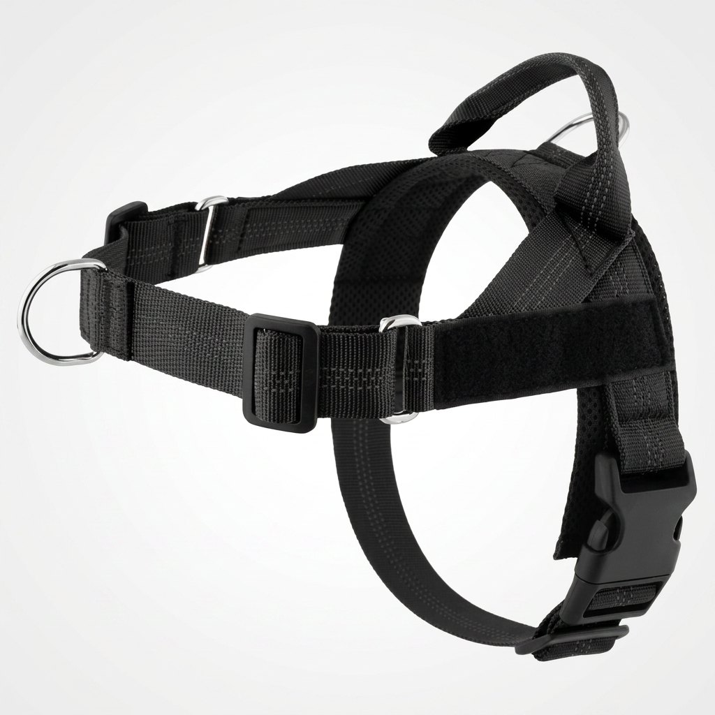 Reflective Dog Harness with Personalised Name Patch