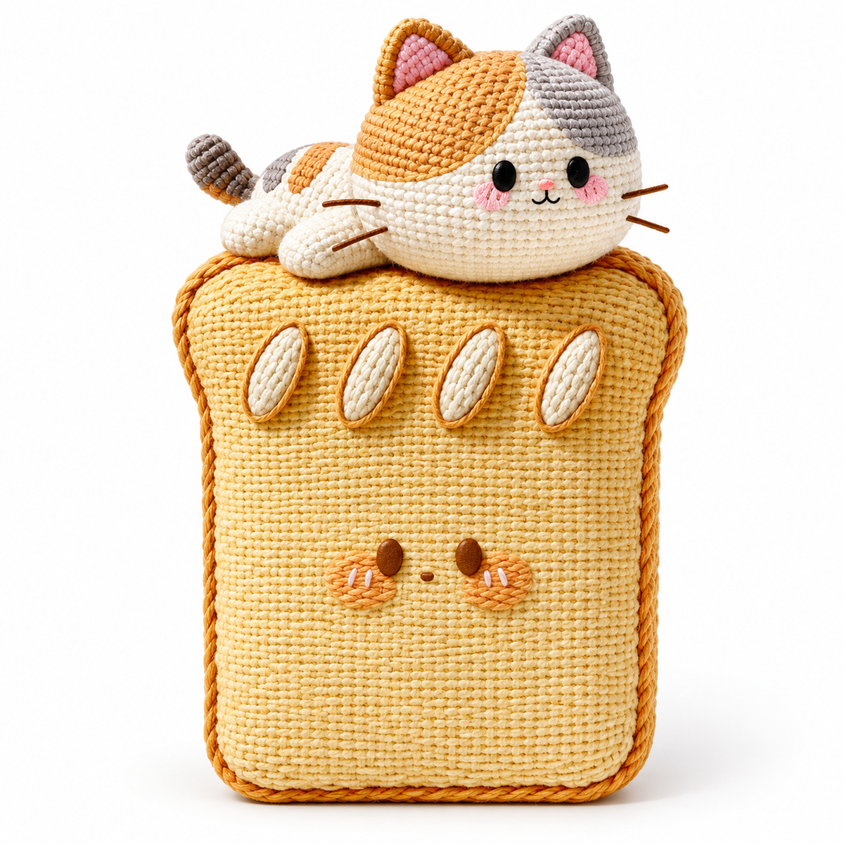 Woven Cat Scratch Mat with Adhesive Back & Play Toy