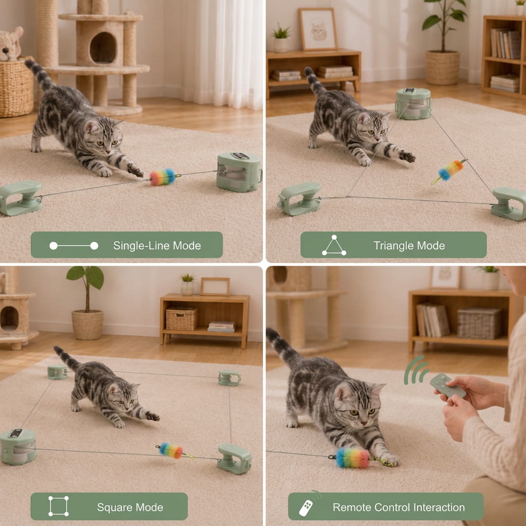 Automatic Chase Track for Cats