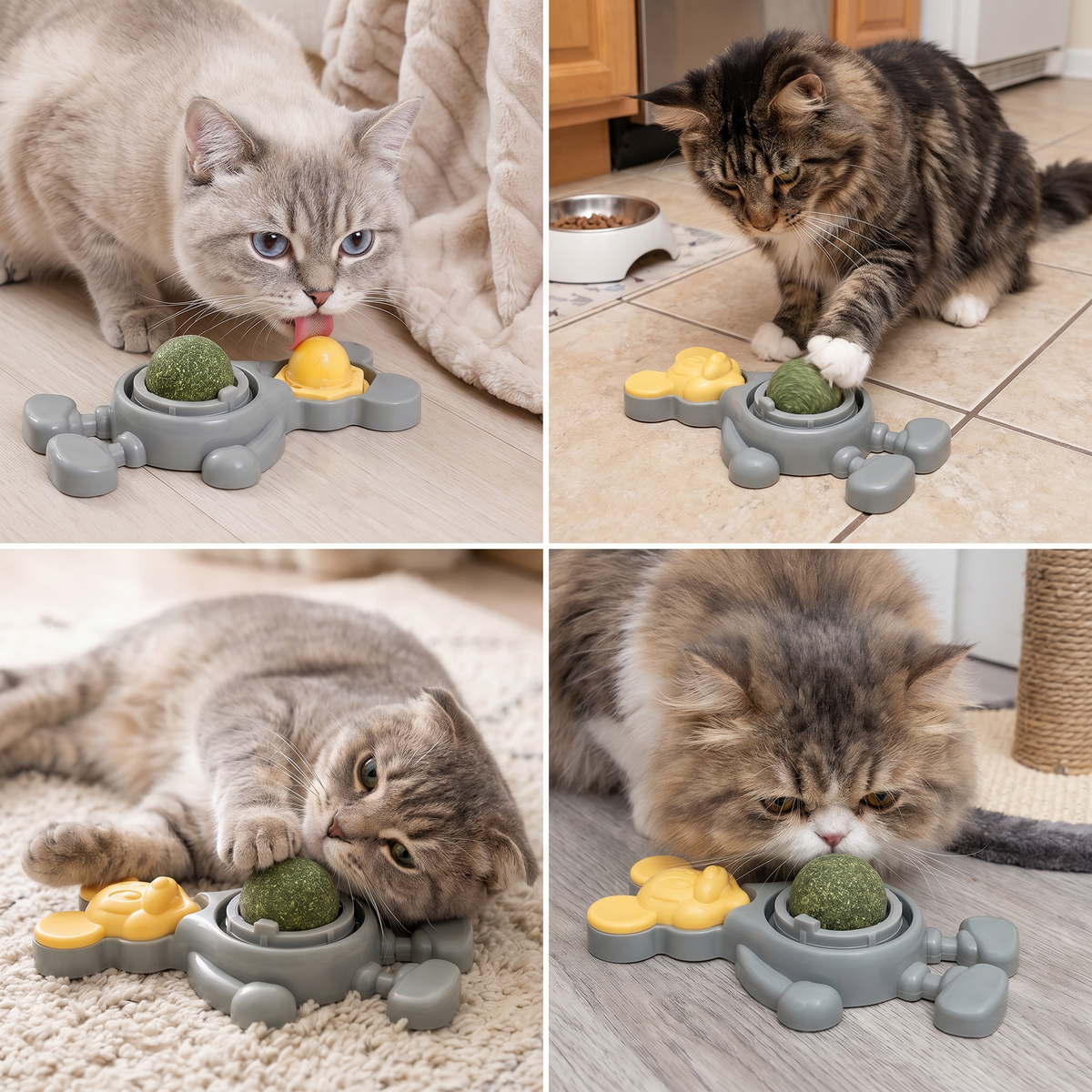 Catnip Ball Chew & Play Toy