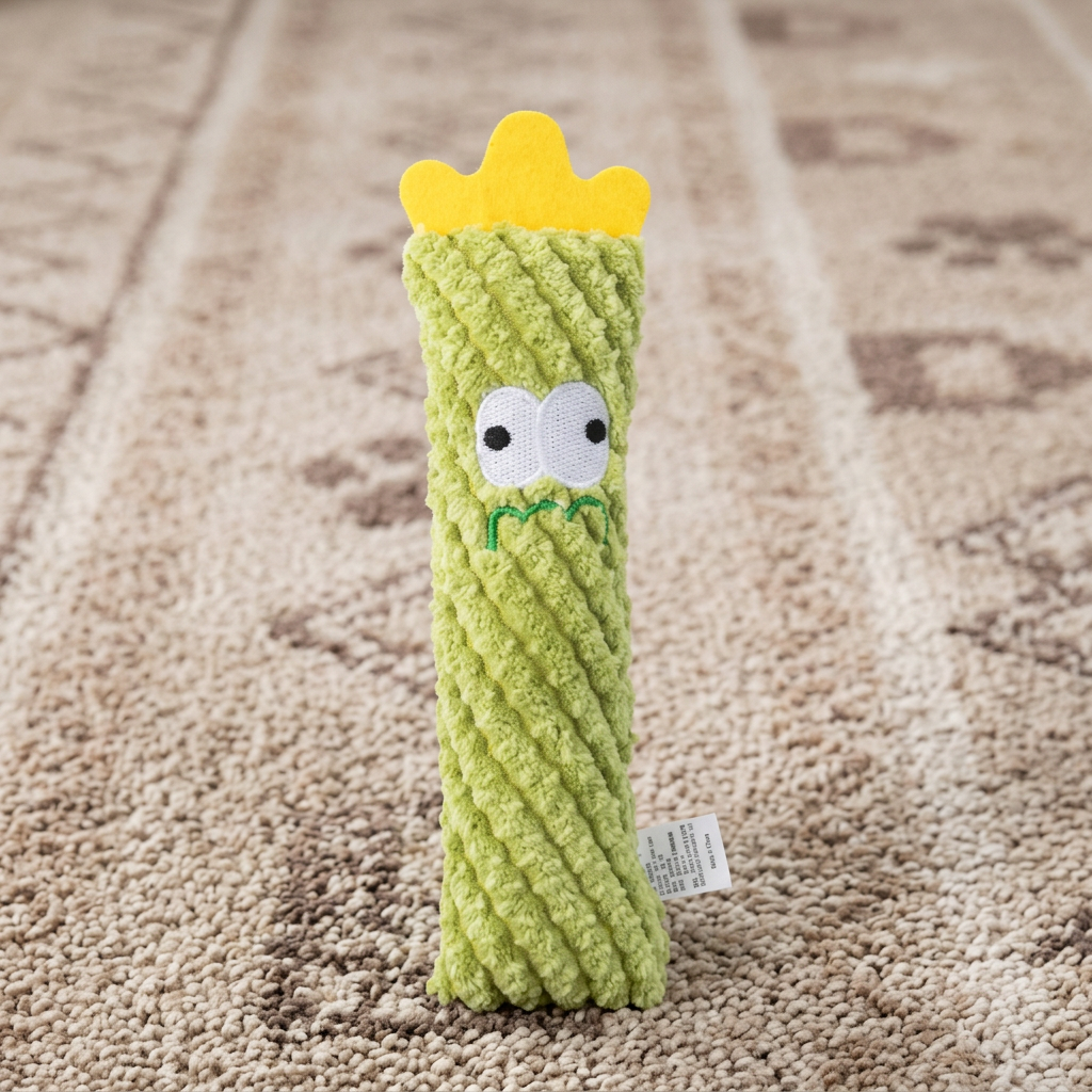 Cactus-Shaped Catnip Cat Chew Toy