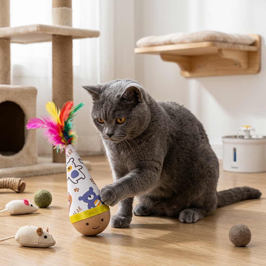 Beechwood Roly-Poly Pet Play Toy