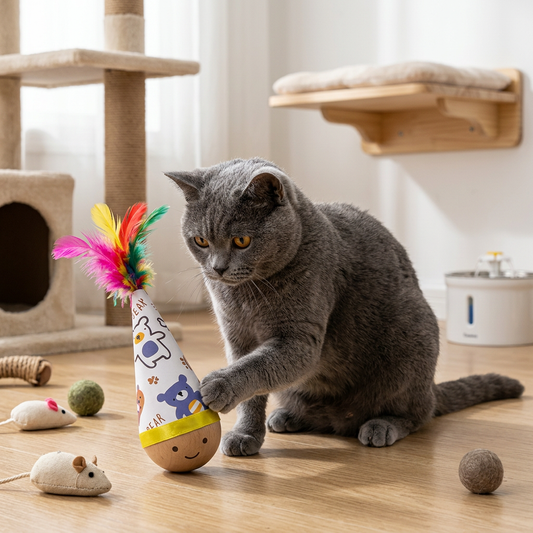 Beechwood Roly-Poly Pet Play Toy
