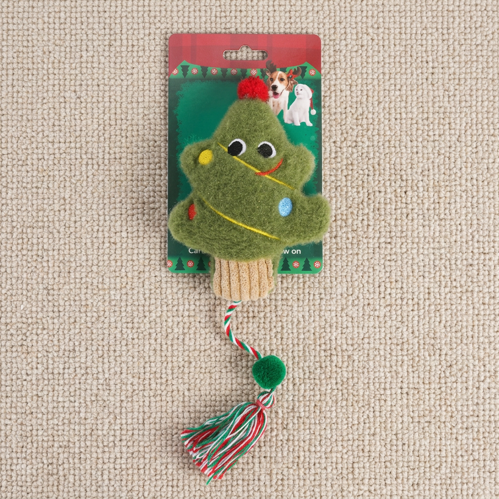 Festive Catnip Rope Teaser