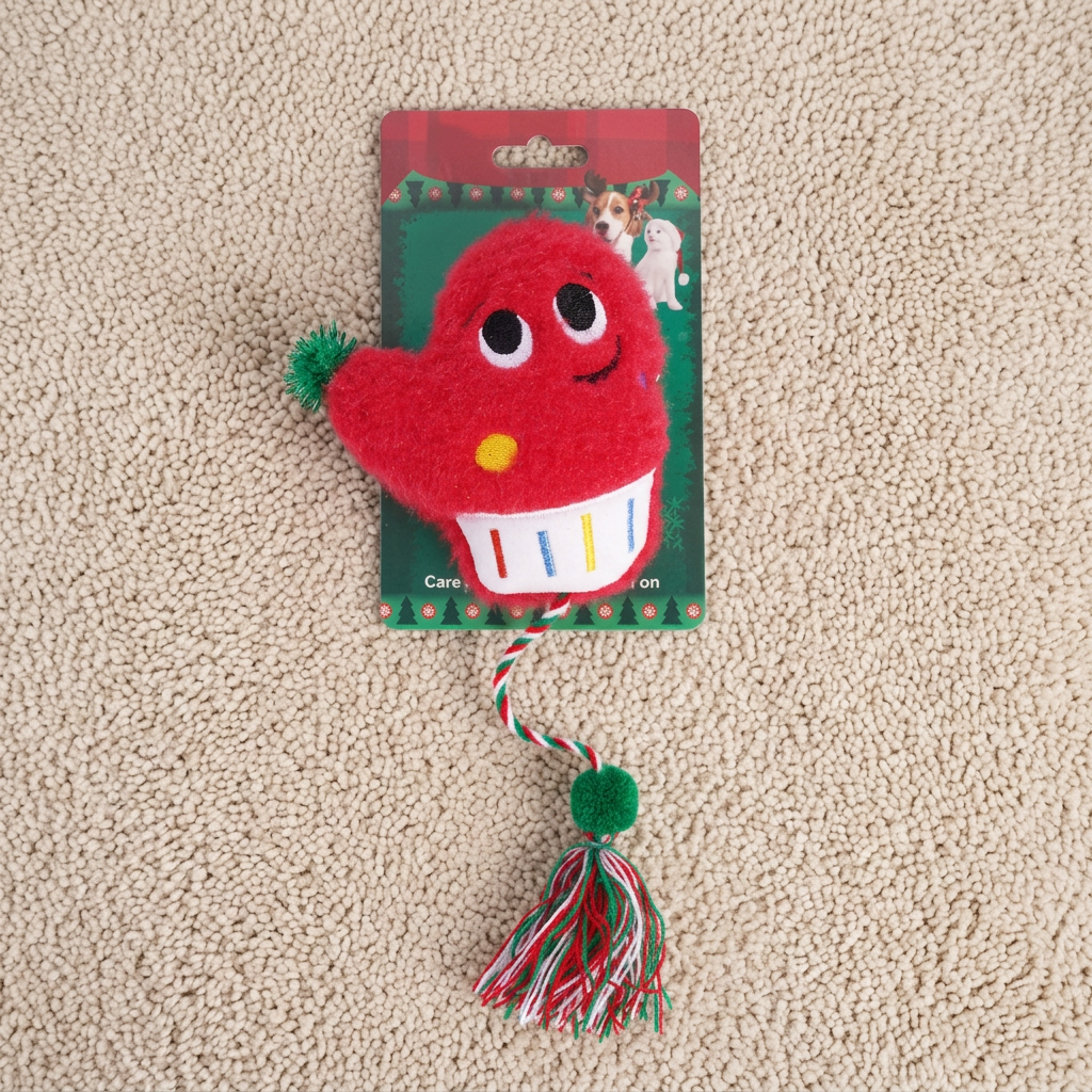 Festive Catnip Rope Teaser