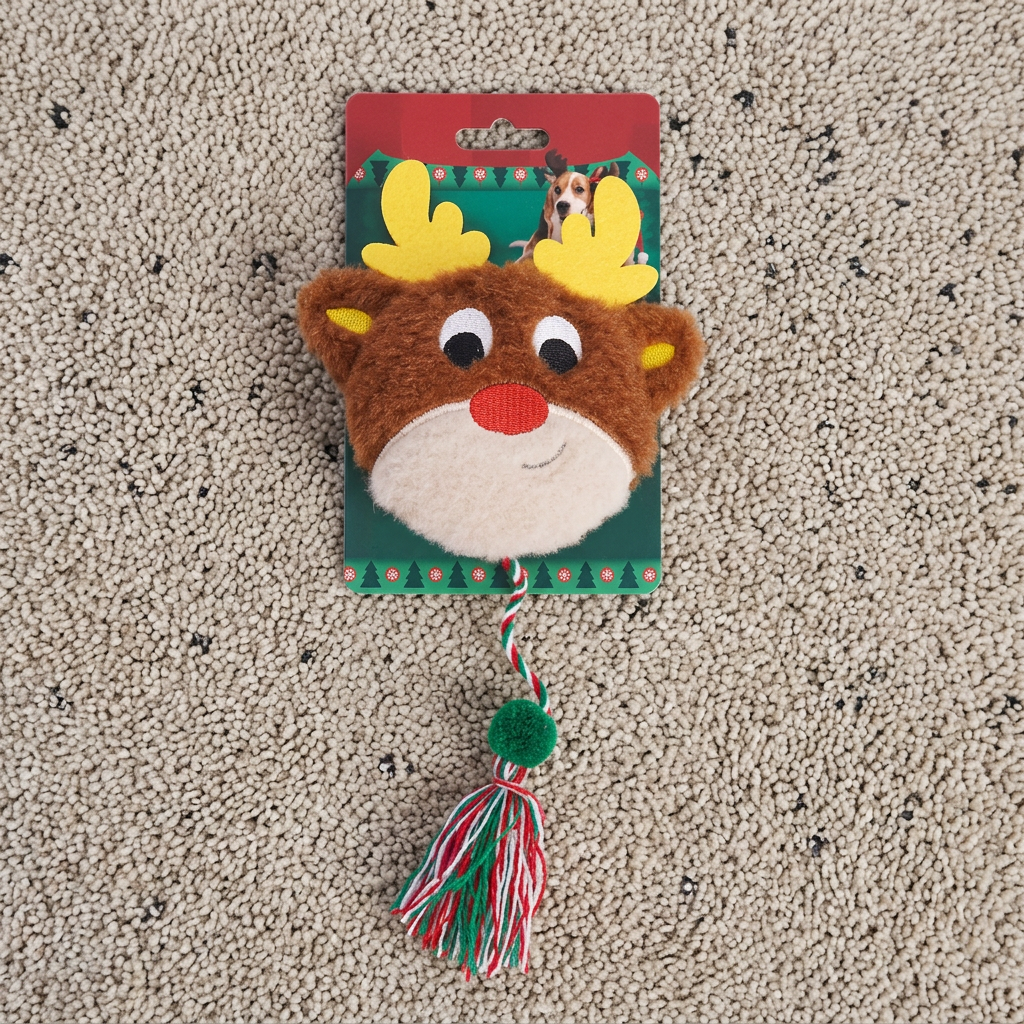 Festive Catnip Rope Teaser