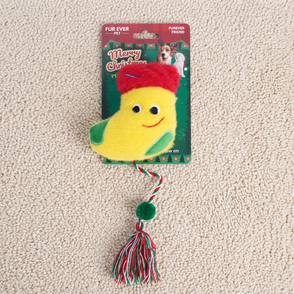 Festive Catnip Rope Teaser