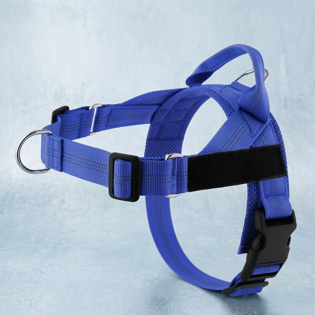 Reflective Dog Harness with Personalised Name Patch