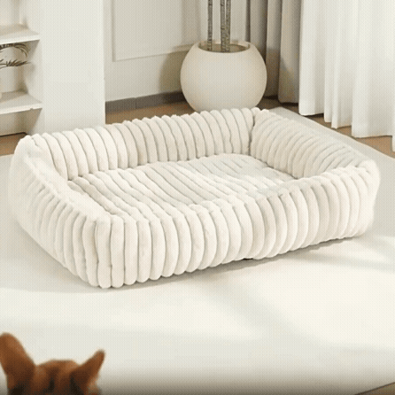 Personalised Cloud-Style Cat Bolster Bed