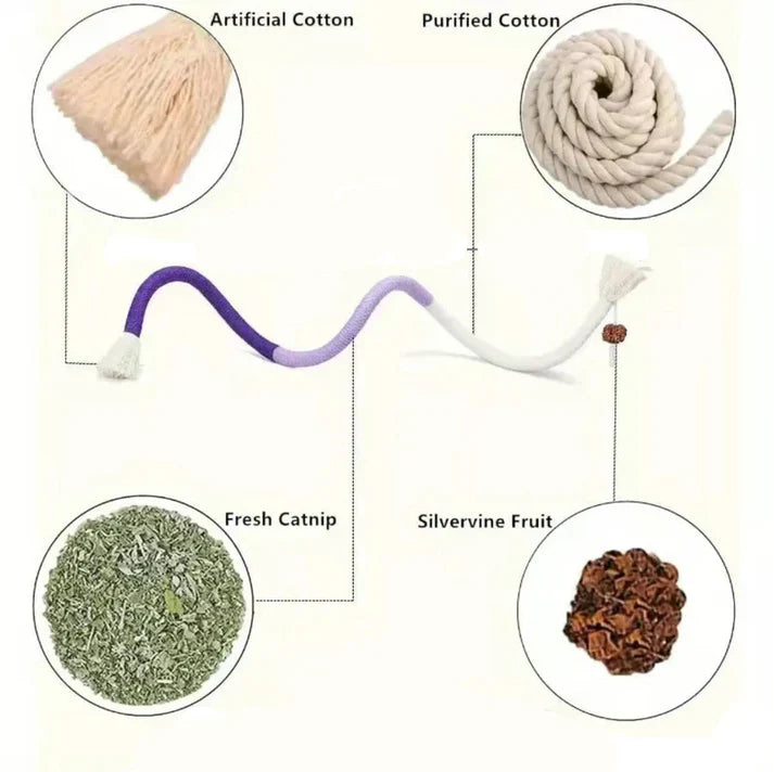 Natural Rope Cat Chew Toy