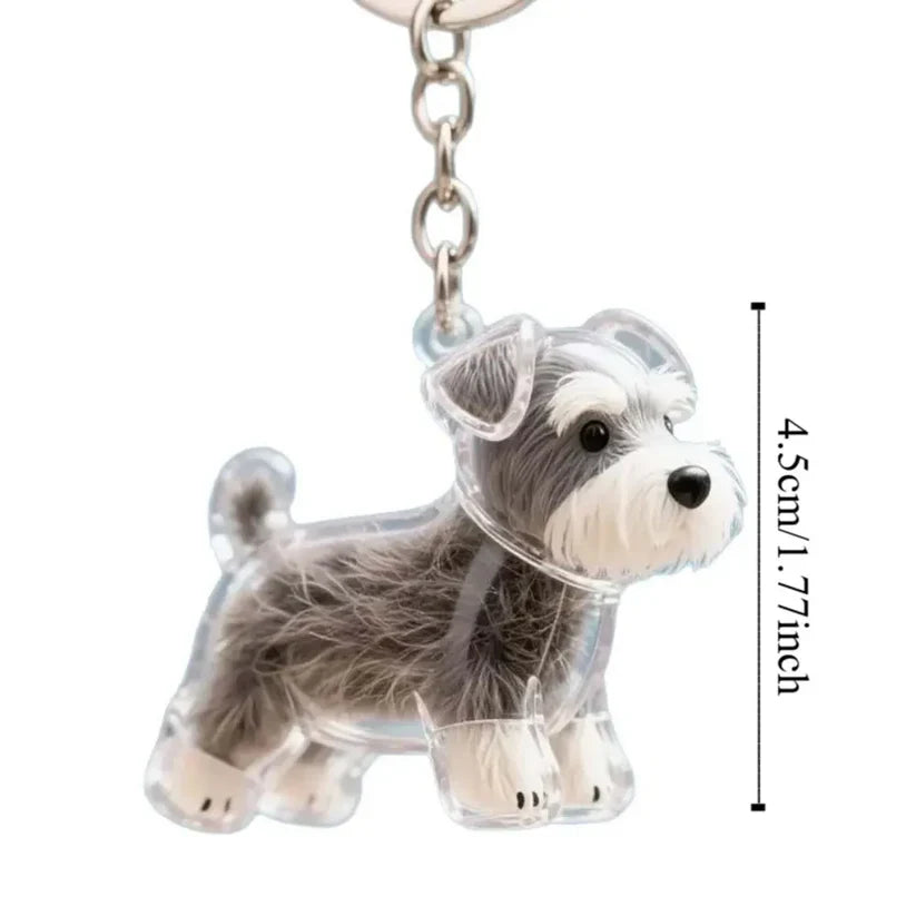 Dog-Shaped Pet Fur Keepsake Pendant