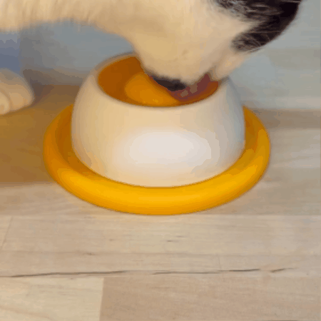 Textured Cat Licking Mat & Slow Feeder
